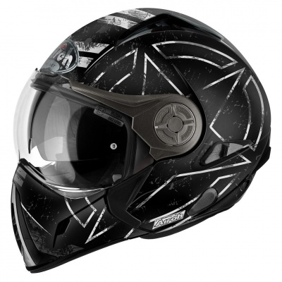 AIROH шлем трансформер J-106 COMMAND BLACK MATT фото в интернет-магазине FrontFlip.Ru