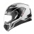 ZEUS Шлем интеграл ZS-813A Термопластик, глянец, Черный/Белый фото в интернет-магазине FrontFlip.Ru