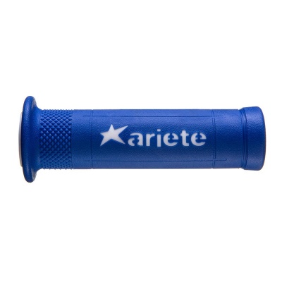 [ARIETE] Ручки руля (комплект) Ariram 22-25мм/120мм, открытые, цвет Синий фото в интернет-магазине FrontFlip.Ru