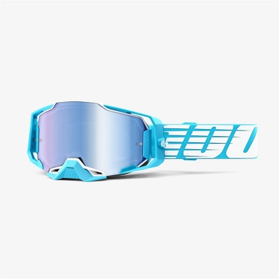 Очки 100% Armega Goggle Oversized Sky / Mirror Blue Lens (50721-250-01) фото в интернет-магазине FrontFlip.Ru