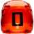Мотошлем Fox V1 Werd Helmet Flow Orange фото в интернет-магазине FrontFlip.Ru