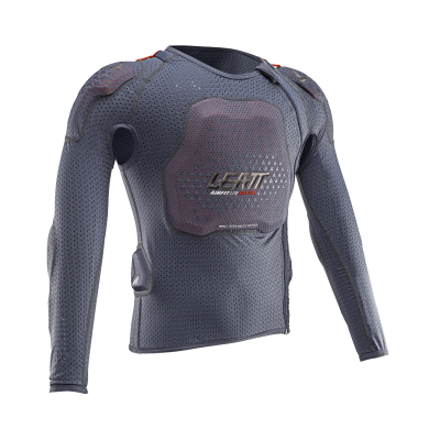 Защита панцирь подростковый Leatt Body Protector 3DF AirFit Lite Evo Junior Black фото в интернет-магазине FrontFlip.Ru