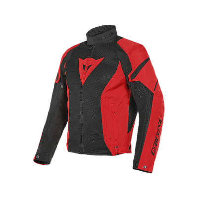 DAINESE Куртка ткань AIR CRONO 2 TEX BL/LAVA-RED/LAVA-RED фото в интернет-магазине FrontFlip.Ru
