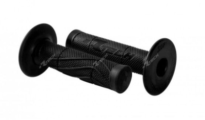 RTech Ручки на руль Wave Soft Grips 115мм черные (moto parts) фото в интернет-магазине FrontFlip.Ru